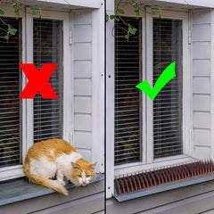 Plastic Bird Deterrent Spikes for Birds & Cats