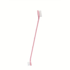 7pcs Double Headed Dog Toothbrushes Long Handled Pet Teeth Cleaning Tool