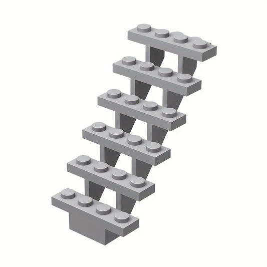 5pcs Building Block Staircase Character Christmas Architectural DIY Toys