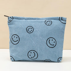 Roomy Makeup Pouch Bag for Women Teens Girls Zipper Closure Travel Organizer