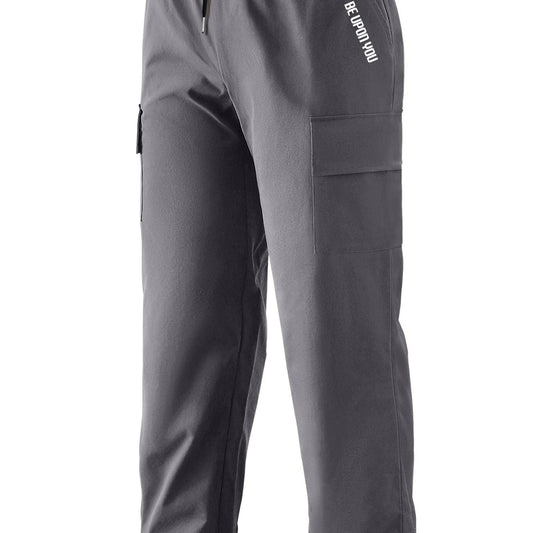 Pattern Print Cargo Pants Men's Loose Trousers Work Outdoors Hip Hop Style
