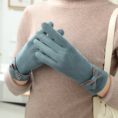 Women's Fleece Warm Windproof Gloves