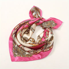 Silk Neckerchief Scarf Head Wrap Headband Bag Handle Charm