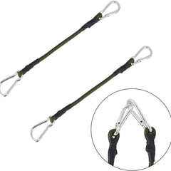 Heavy Duty Elastic Bungee Cords 8mm Carabiner Clips Tarpaulin Waterproof