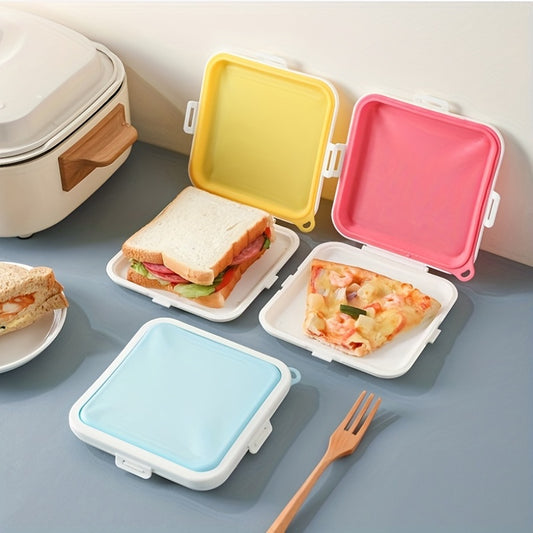 Sandwich Lunch Box With Lid Portable Toast Bread Sandwich Box