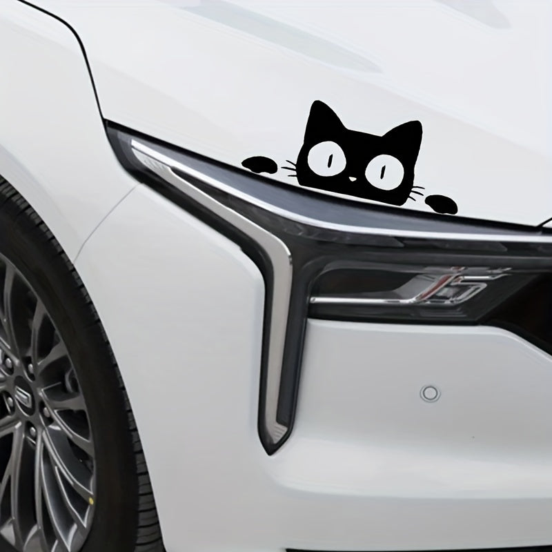 Lovely Cat Car Stickers for Motorcycle Car Rear View Mirror