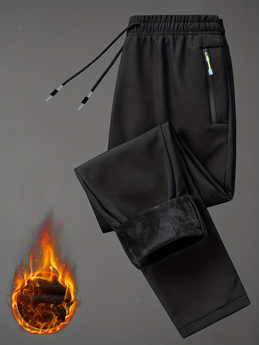 Velvet Thick Windproof Softshell Pants for Women Outdoor Sports