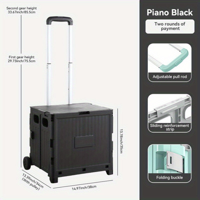Plastic Small Storage Cart Portable Space Saving Organizer
