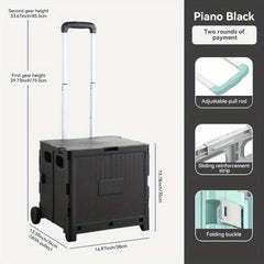 Plastic Small Storage Cart Portable Space Saving Organizer