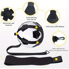 Adjustable Elastic Soccer Ball Trainer for Single Practicing