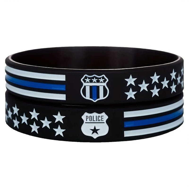Flag Rubber Bracelet Silicone Wristband Unisex