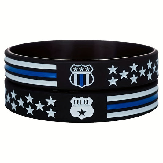 Flag Rubber Bracelet Silicone Wristband Unisex