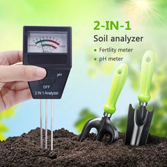 2 in 1 Soil Fertilizer Meter PH Value Detector