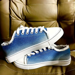 Women's Canvas Lace Up Outdoor Sneakers Lightweight Loafers