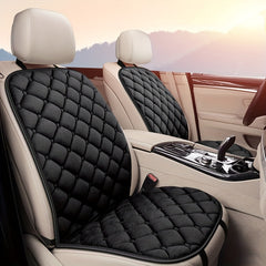 Car Diamond Seat Cushion Winter Plush Universal Warm Thickened Soft Short Plush
