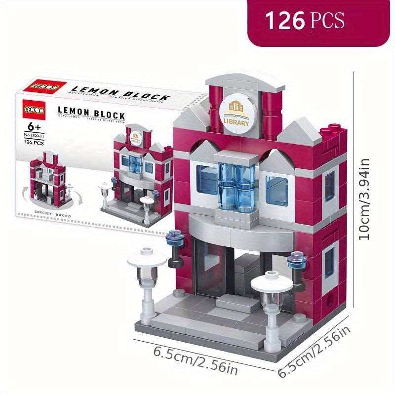 Mini Bricks Bread Shop Building Blocks Set
