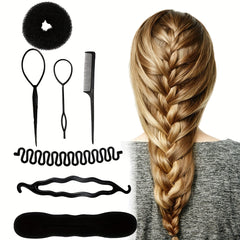 Hair Braiding Tools Set for Women, DIY Hair Styling Accessories