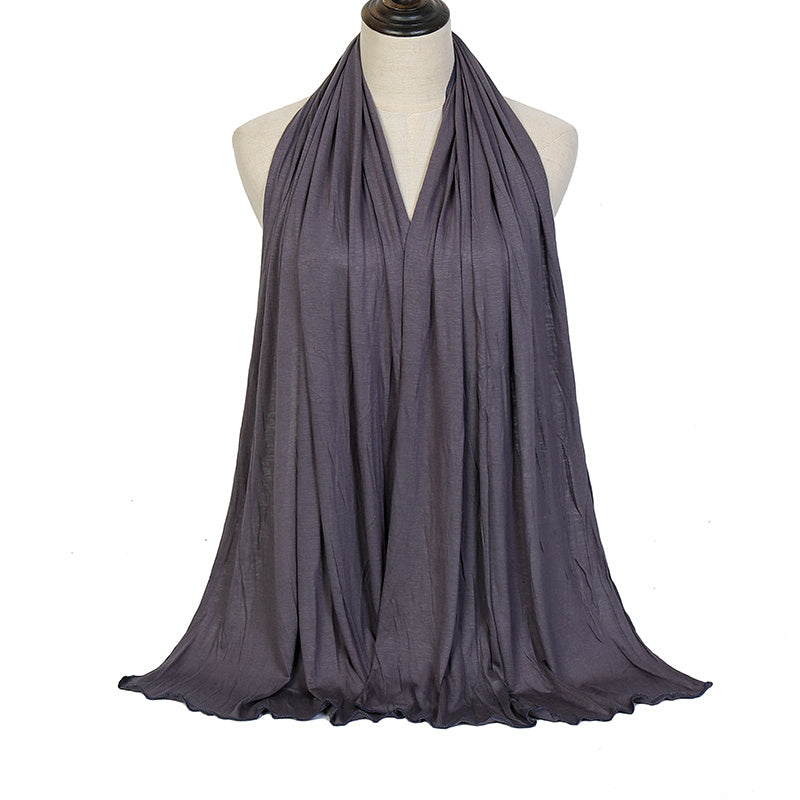 Stretchy Hijab Large Plain Maxi Scarf Shawl High Wrap Warm Eid Mothers