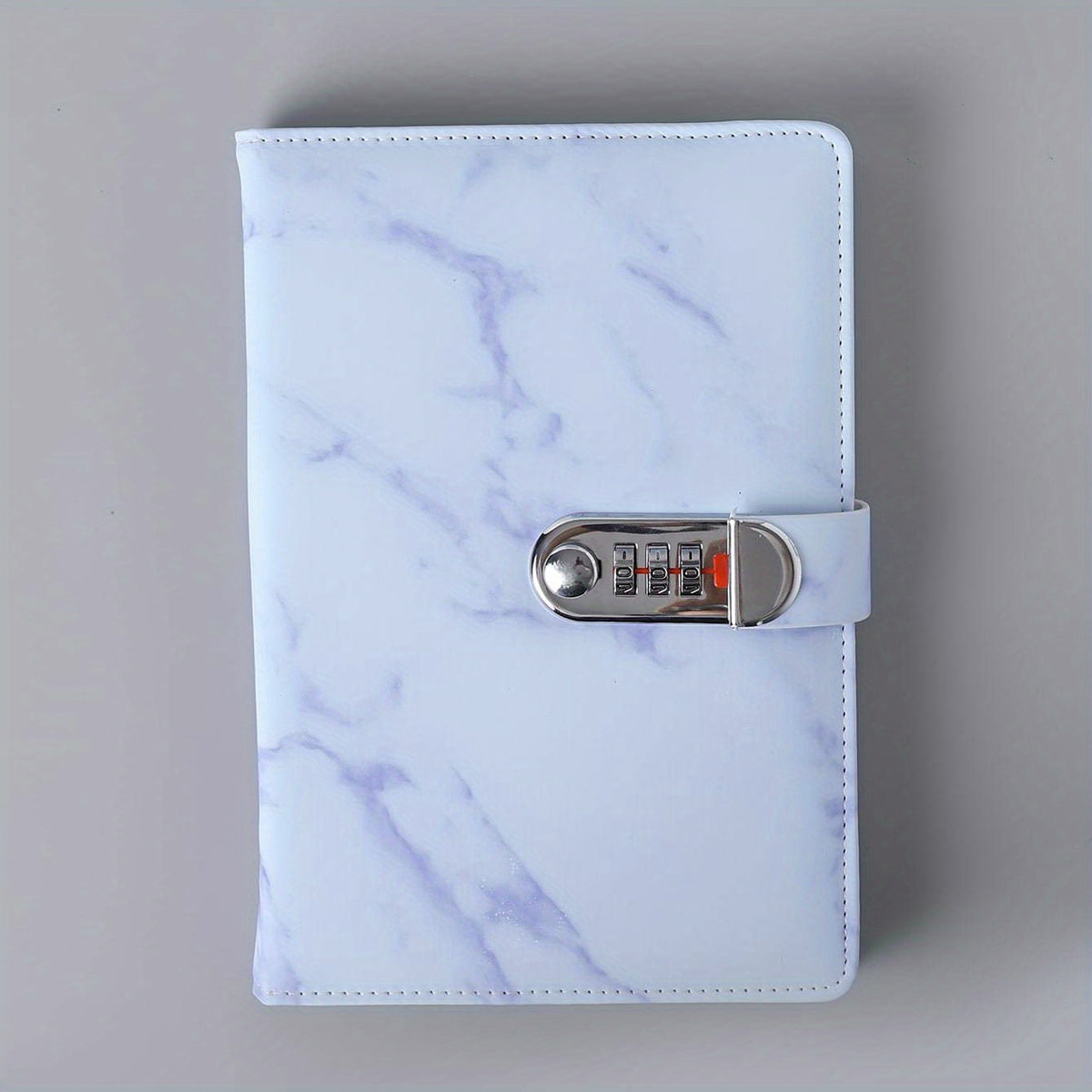 Purple Marble Patterned Notebooks with Locks