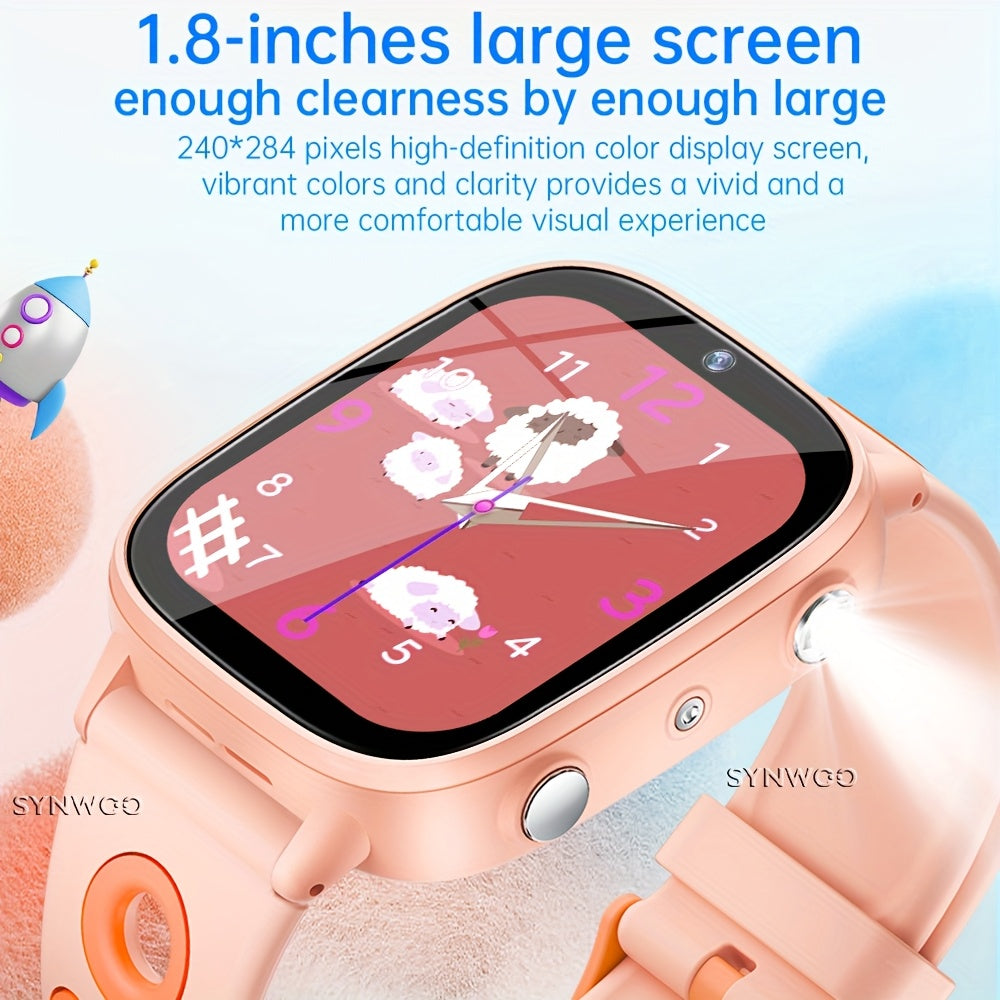Synwoo Kids Smart Watch Full Touch Control 26 Games LED Flashlight Waterproof