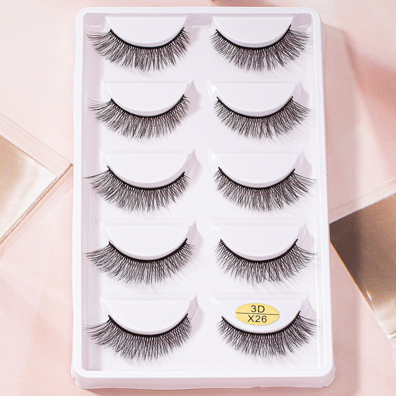 5 Pairs 3D Mink False Eyelashes Fluffy Long Dramatic Natural False Eyelashes