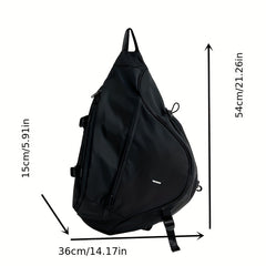 Mens Crossbody Bag Large Capacity Casual Outdoor Sports Shoulder Bag