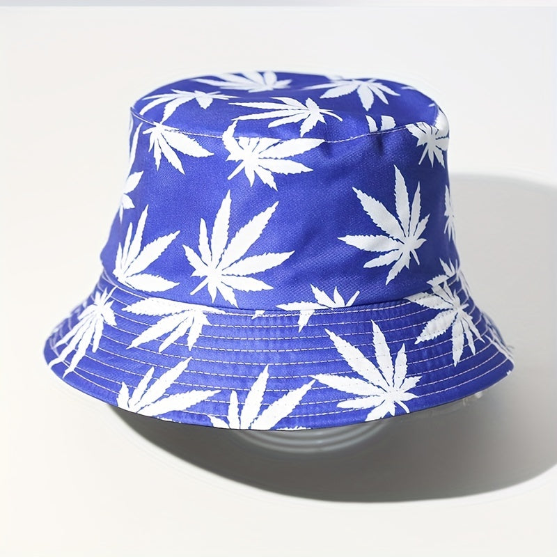 Maple Leaf Fisherman Hat Outdoor Sunscreen Leisure Unisex