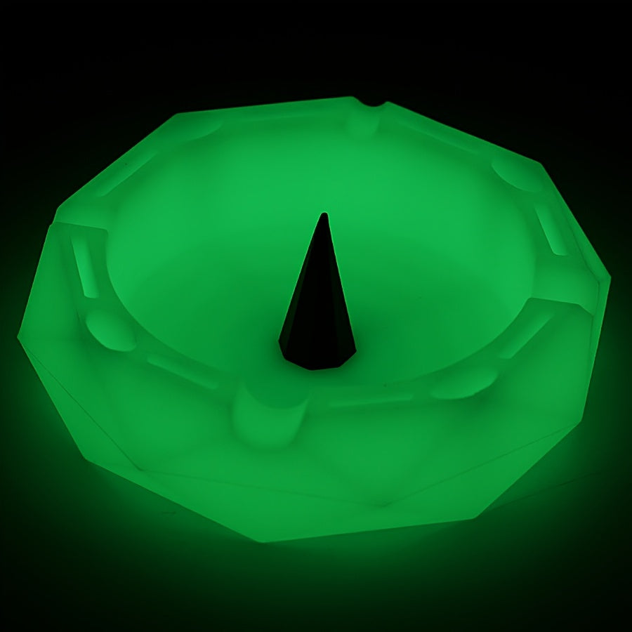 Luminous Ashtray Diamond Shape for Home Hotel Bar Office Fancy Gift