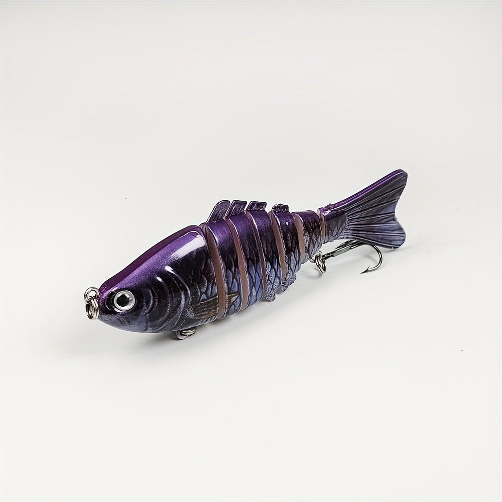 5pcs Lifelike 7 Segment Swimbait 15g Crankbait Fishing Tackle