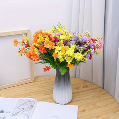 Simulation Daisy Artificial Flower Real Touch Arrangement Room Decoration