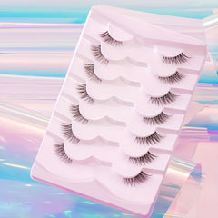 3D Wispy Crisscross Half Lashes for Natural Look