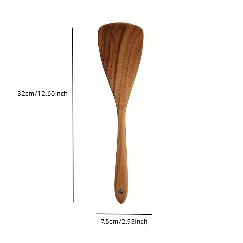 Wooden Cooking Utensils Non-stick Spatula Frying Shovel Kitchenware Set