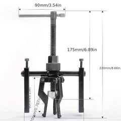 Car Inner Bearing Puller Gear 3 Jaw Extractor Automotive Repair Tool