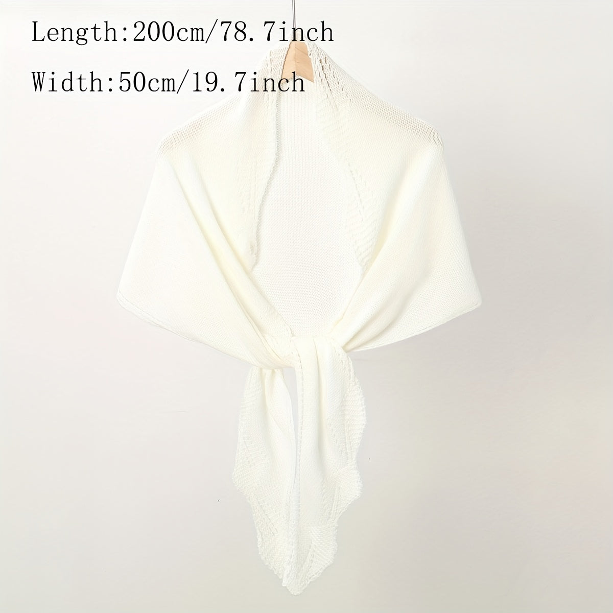 Geometry Knitted Sunscreen Shawl for Women