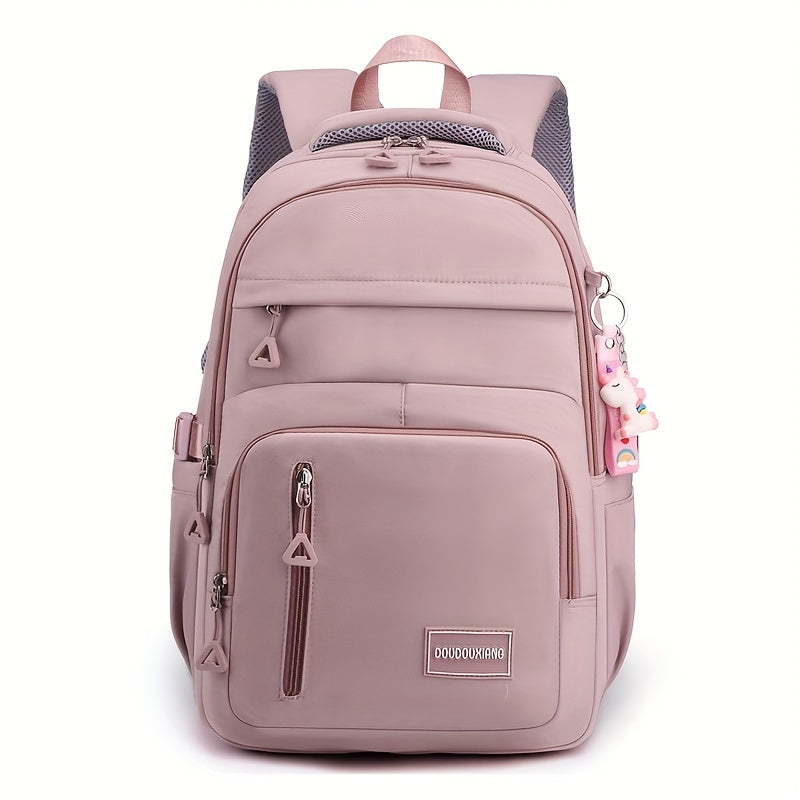 Versatile Casual Ladies Backpack Lightweight Waterproof Student School Bag