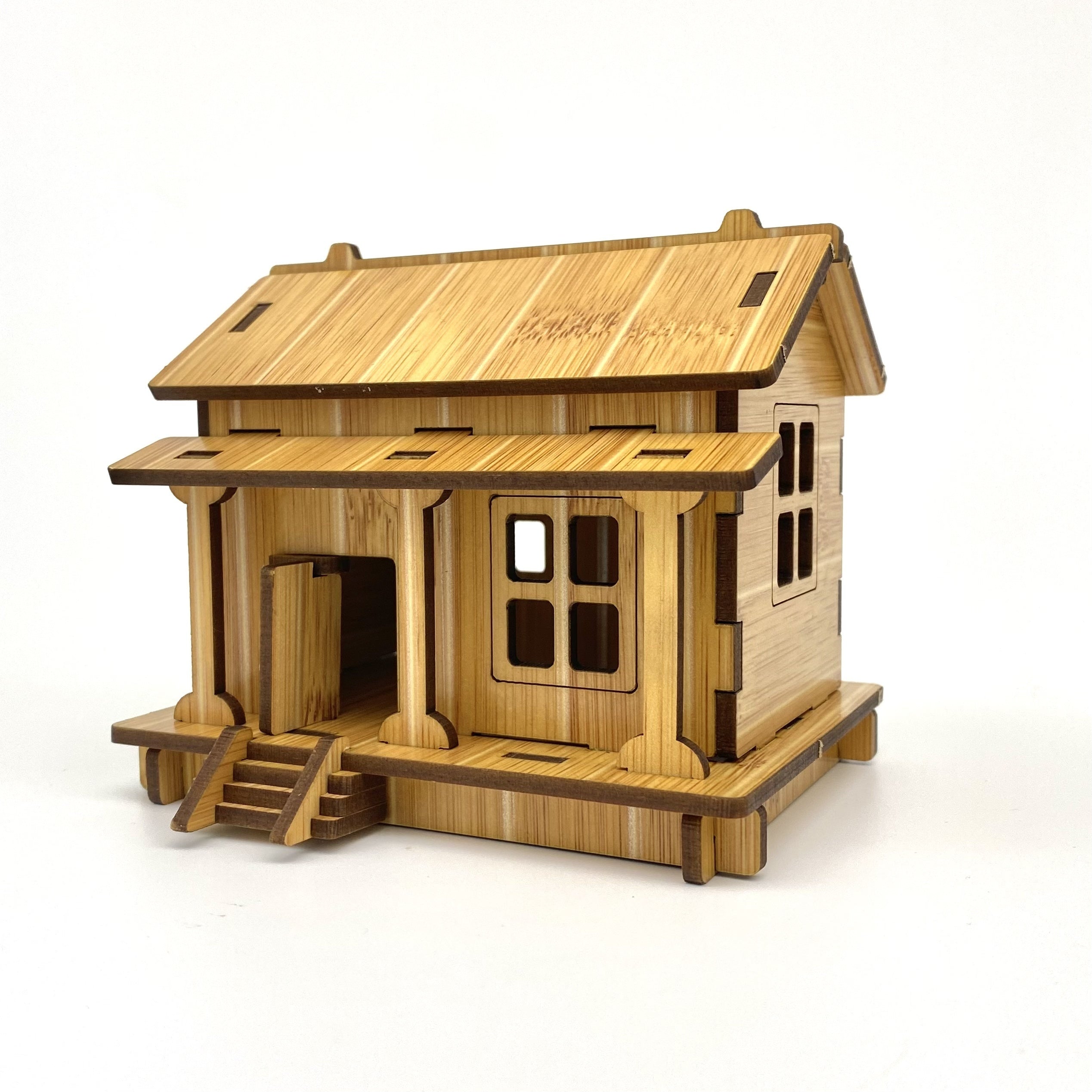 DIY Mini Cottage 3D Puzzle Model Kit Educational Brain Teaser Puzzles