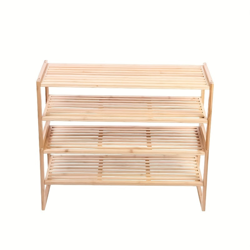 Bamboo Shoe Rack For Entryway Shoe Shelf Closet Shoe Storage Organizer