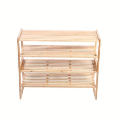 Bamboo Shoe Rack For Entryway Shoe Shelf Closet Shoe Storage Organizer