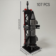 Space Rocket Construction Toy Set