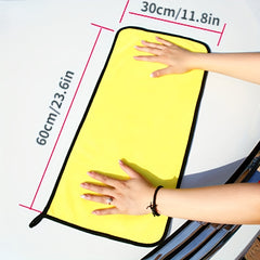 Car Wash Towel Coral Fleece Cleaning Rag Thickened Fishing Towel