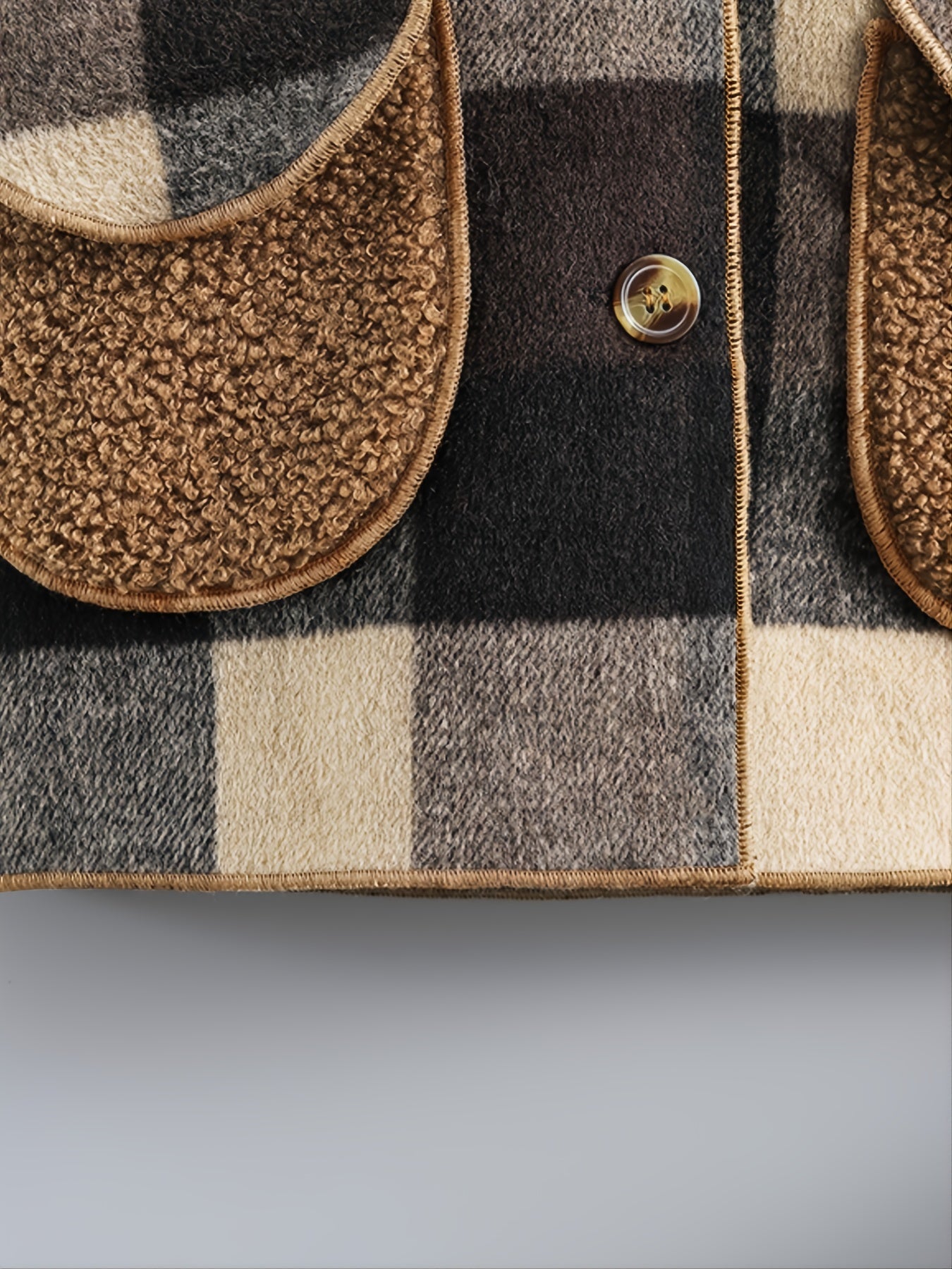 Boys Plaid Jacket Hooded Winter Kids Clothes