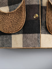 Boys Plaid Jacket Hooded Winter Kids Clothes