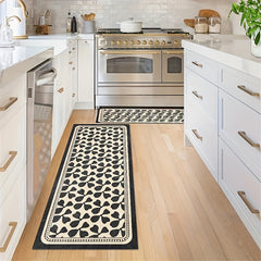 Boho Style Washable Rug Crystal Velvet Floor Mat