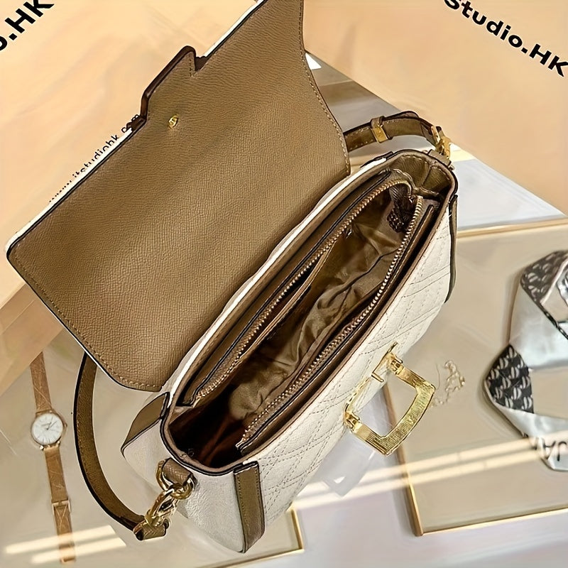 Women's Square Crossbody Bag with Adjustable Strap