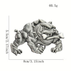 Western Retro Dog Bone Belt Buckle for Denim Waistband