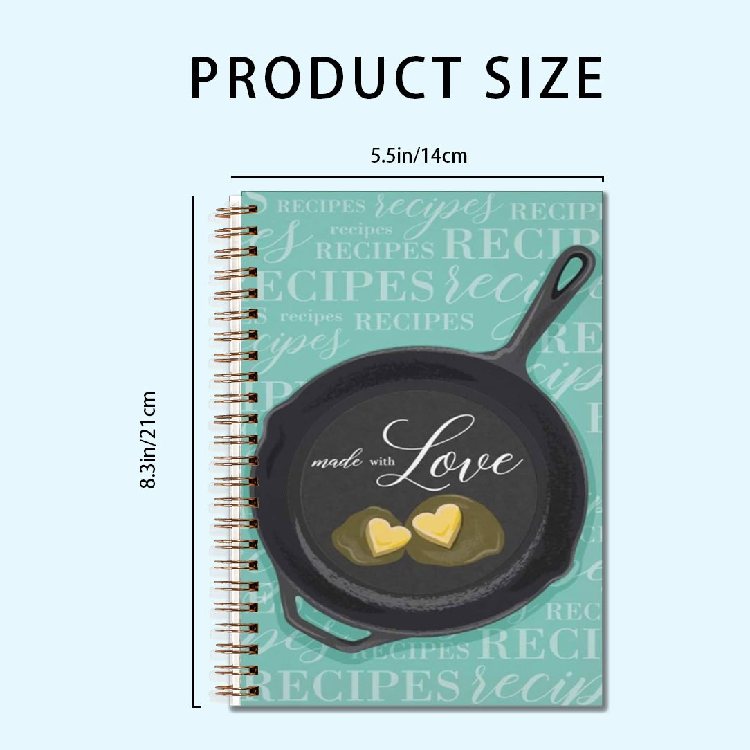 Love Recipe Notebook 13 97x21 08cm Paper Writing Diary