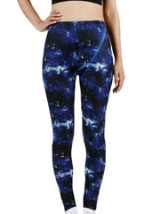 Women's Night Starry Sky Print Cropped Pants