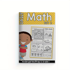 Kindergarten Daily Math Set - 4 Sets for Homeschooling & Classrooms