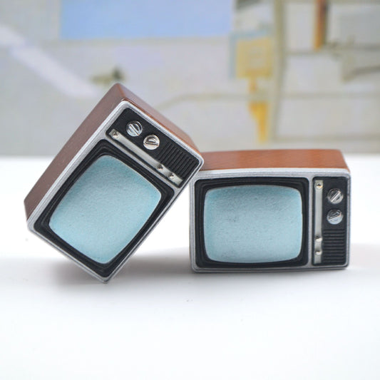 Dollhouse Mini Toys TV Realistic Motor Home Decoration Mixed Colors 14 Age