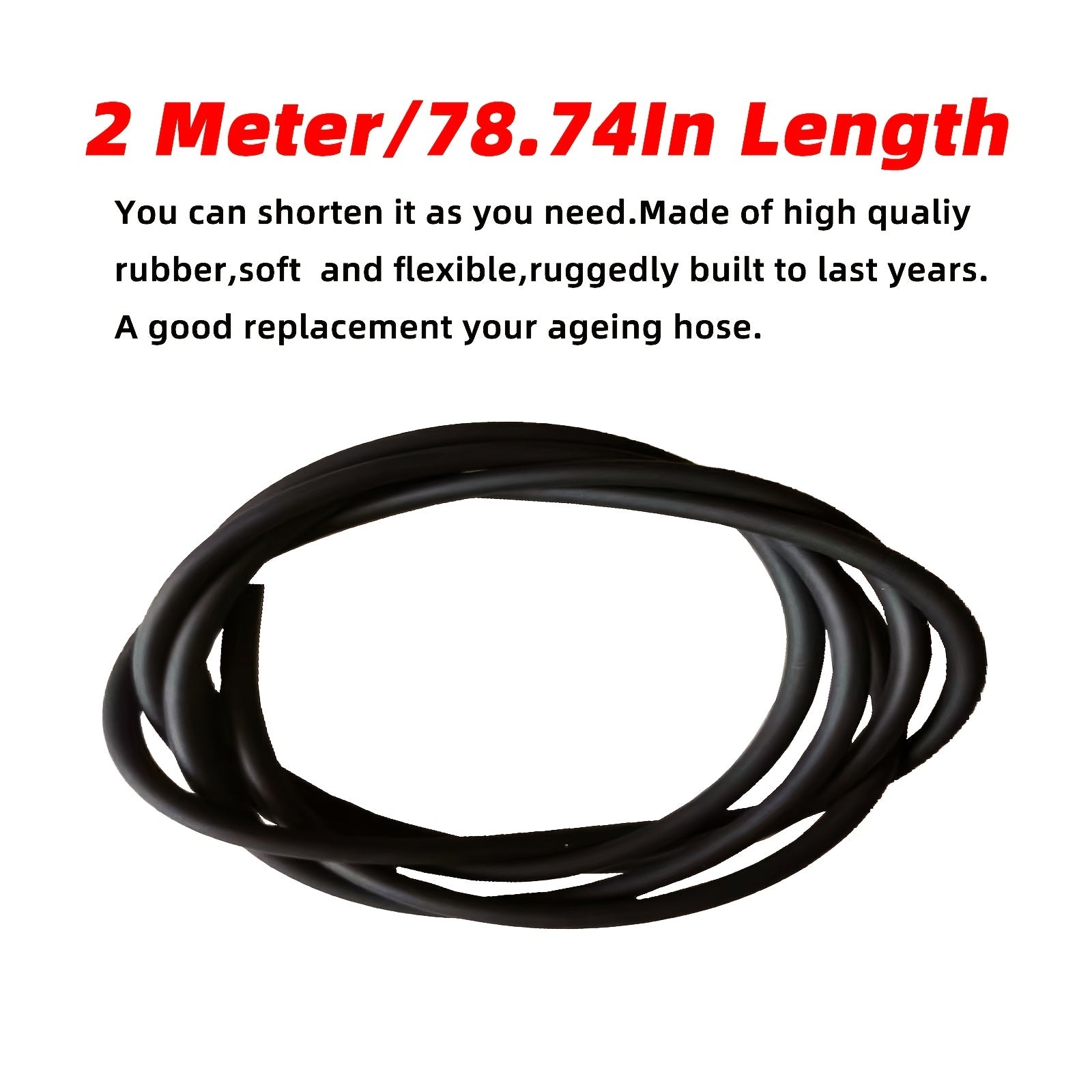 Windshield Washer Hose Kit 2m Universal 4 Connectors Water Pump Nozzle Install